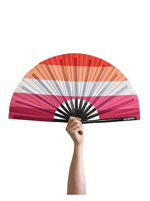 LESBIAN FLAG FAN