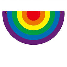 RAINBOW PRIDE PENNANT