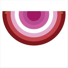 LESBIAN PRIDE PENNANT