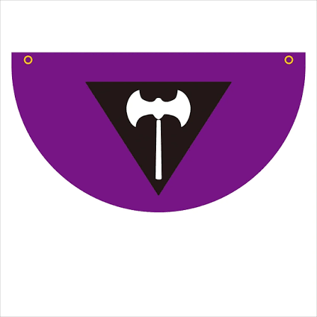 LABRYS LESBIAN PRIDE PENNANT
