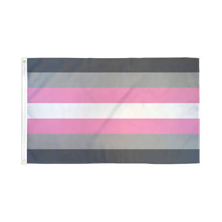 PRIDE FLAG DEMIGIRL 60X90CM