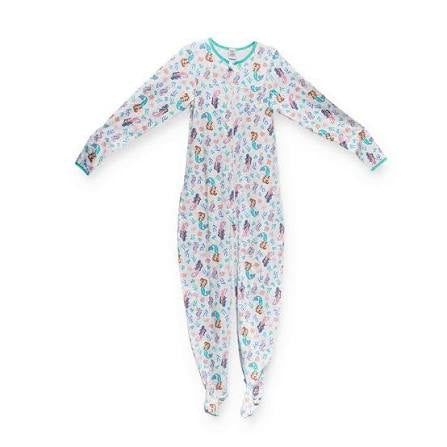MERMAID TALES ADAPTIVE ADULT FOOTED JAMMIES