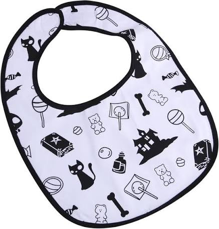 LFB COTTON WATERPROOF PRINTED ADULT BIB HALLOWEEN