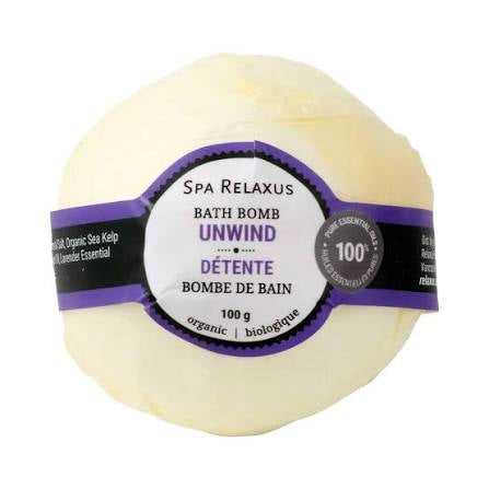 BATH BOMB UNWIND 100G