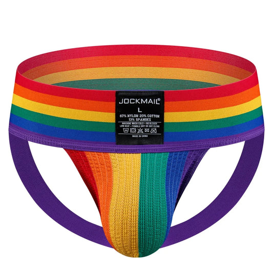 RAINBOW PRIDE JOCKMAIL JOCKSTRAP