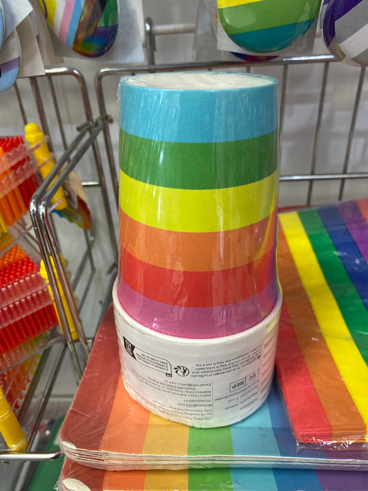 10PC RAINBOW CUPS
