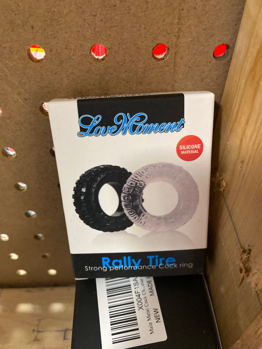 2 PACK MENS SILICONE COCK RINGS BLACK WHITE