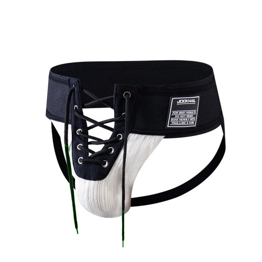 BLACK & WHITE JOCKSTRAP