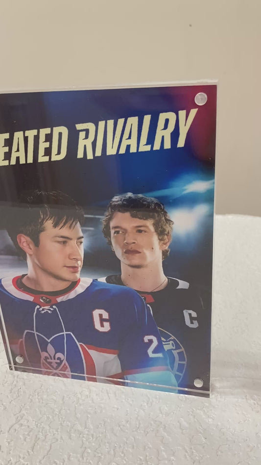 HEATED RIVALRY DOUBLE SIDED ACRYLIC 6x8